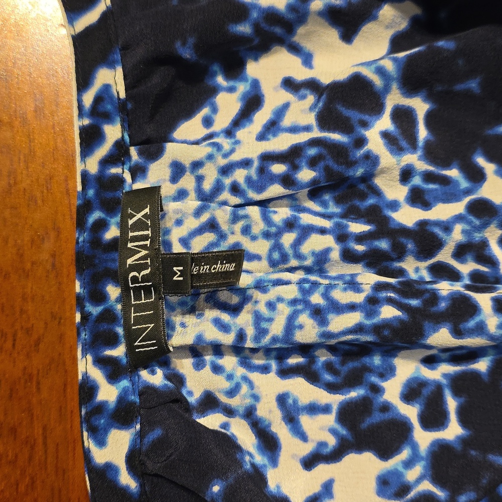 Intermix Silk Abstract Patterned Romper - image 2